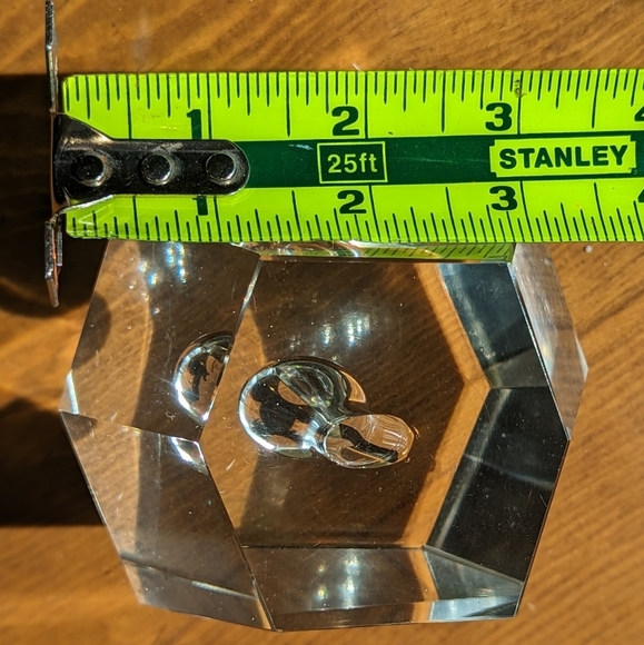 Petite, Mid-Century Modern, faceted crystal "Orchid" bud vase by Timo Sarpaneva - Picture 12 of 14